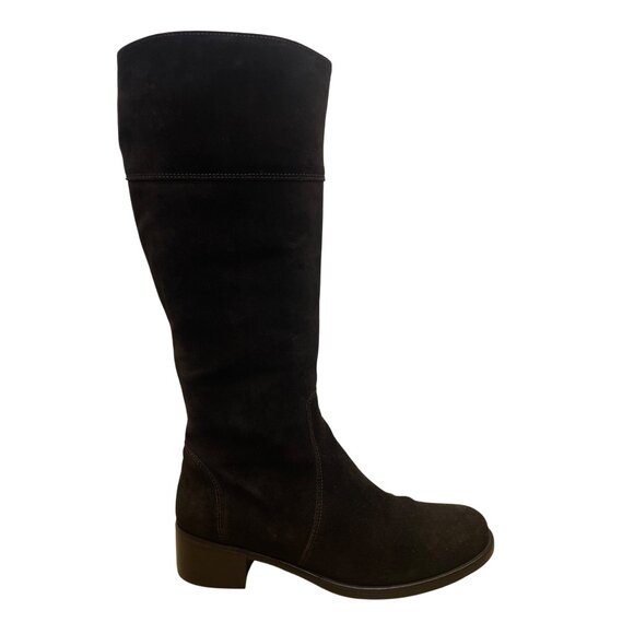 La Canadienne Women’s Brown Suede Knee-High Waterproof Boots Size 10 M - Picture 1 of 10